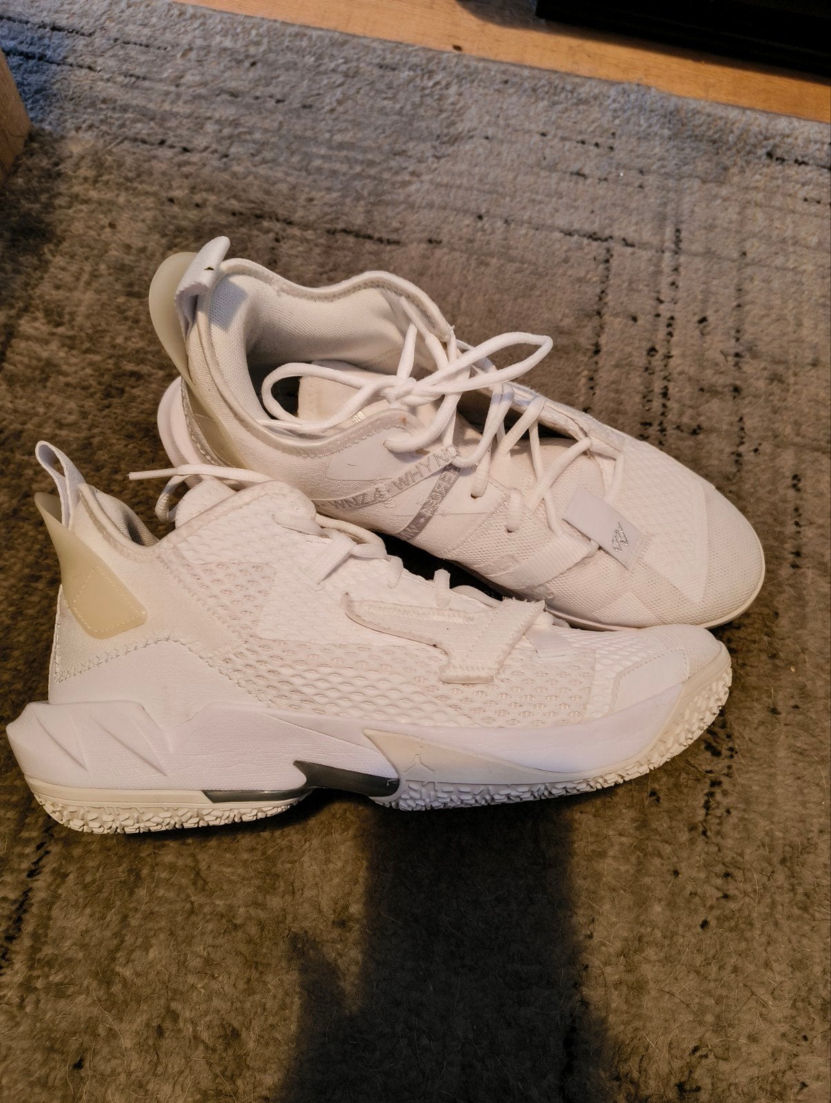 Nike Jordan Why Not Zer0.4 Basketbalschoen Triple White, Kleding | Heren, Schoenen, Nike Jordan, Ophalen of Verzenden, Gedragen