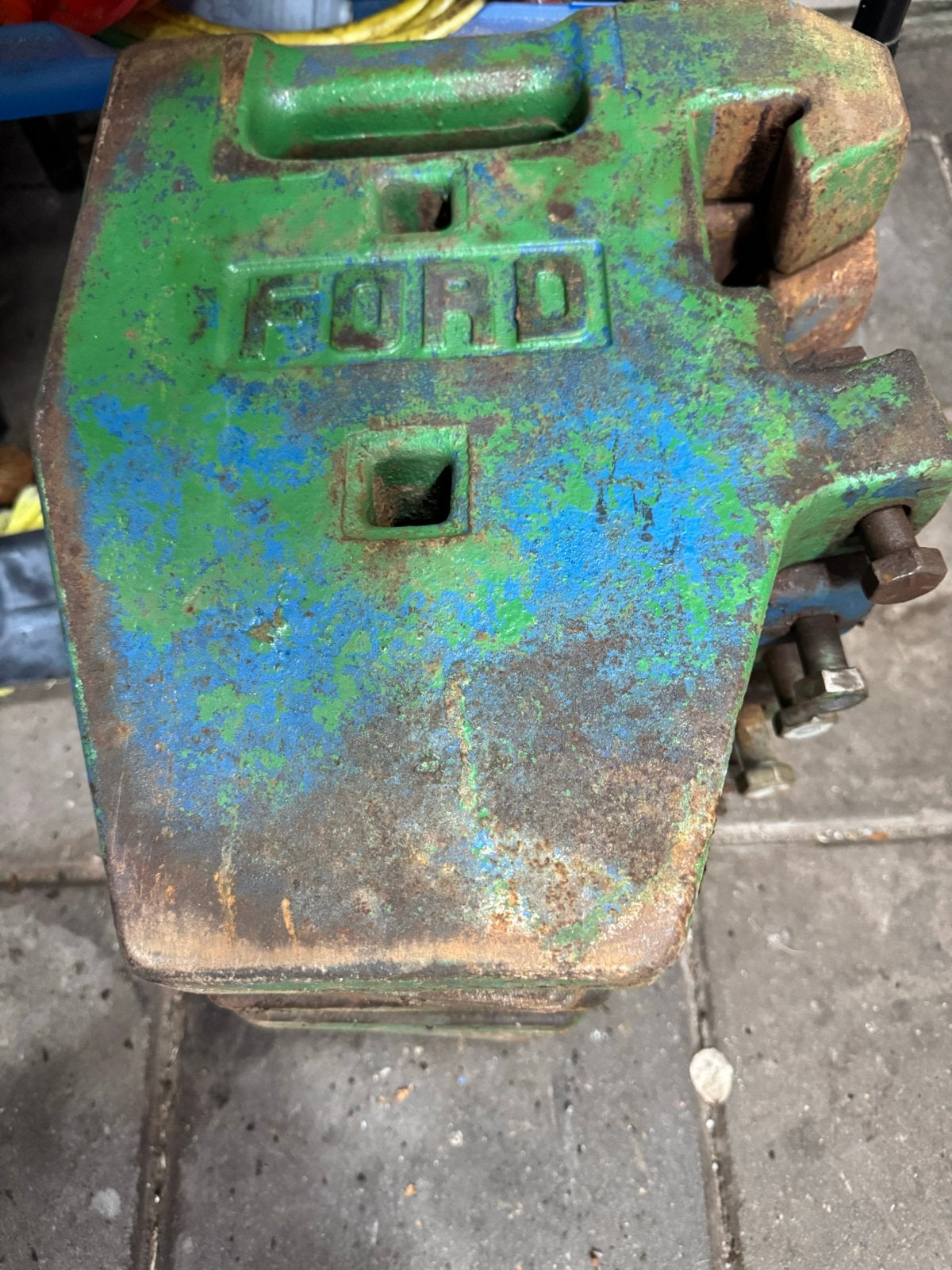 Ford tractor gewichten - set van 6 alleen bieden via mp, Ophalen, Akkerbouw, Overige typen