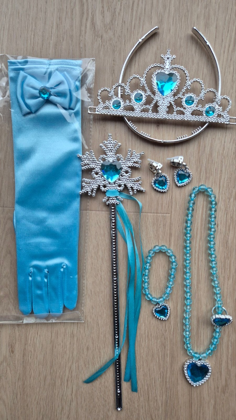 Compleet Else Frozen Prinsessen Sieraden Set, Ophalen of Verzenden, Nieuw, Zilver, Overige materialen
