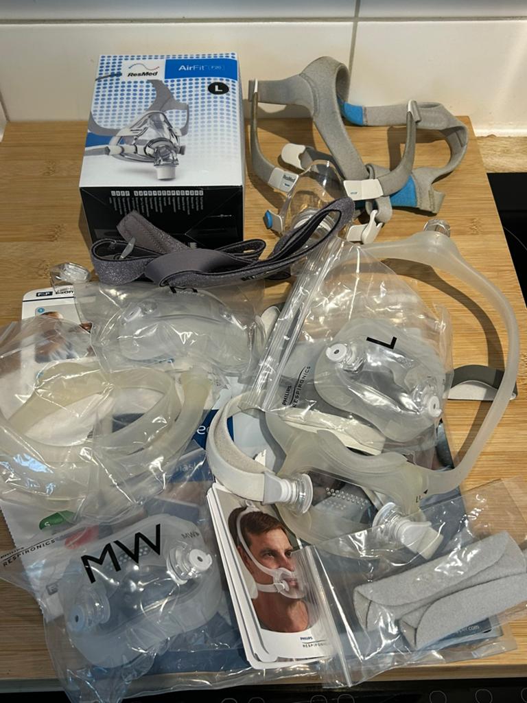 Diverse CPAP / slaapapneu maskers en middelen, Ophalen of Verzenden, Zo goed als nieuw