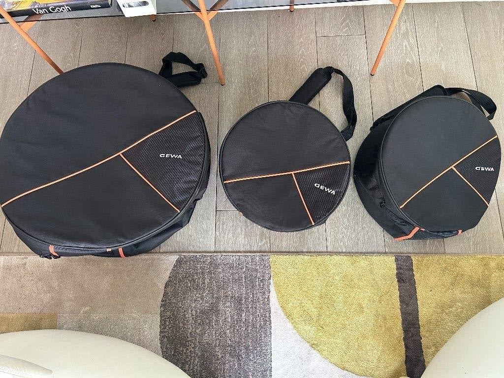 3x nieuwe GEWA Premium drum hoezen: 20x18", 12x10", 14x6,5", Ophalen of Verzenden, Nieuw, Drums of Percussie