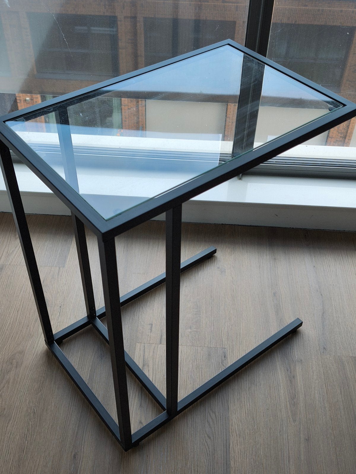Ikea Vittsjö Bijzettafel/laptophouder, Ophalen, Minder dan 55 cm, Modern, Industrieel, 60 cm of meer