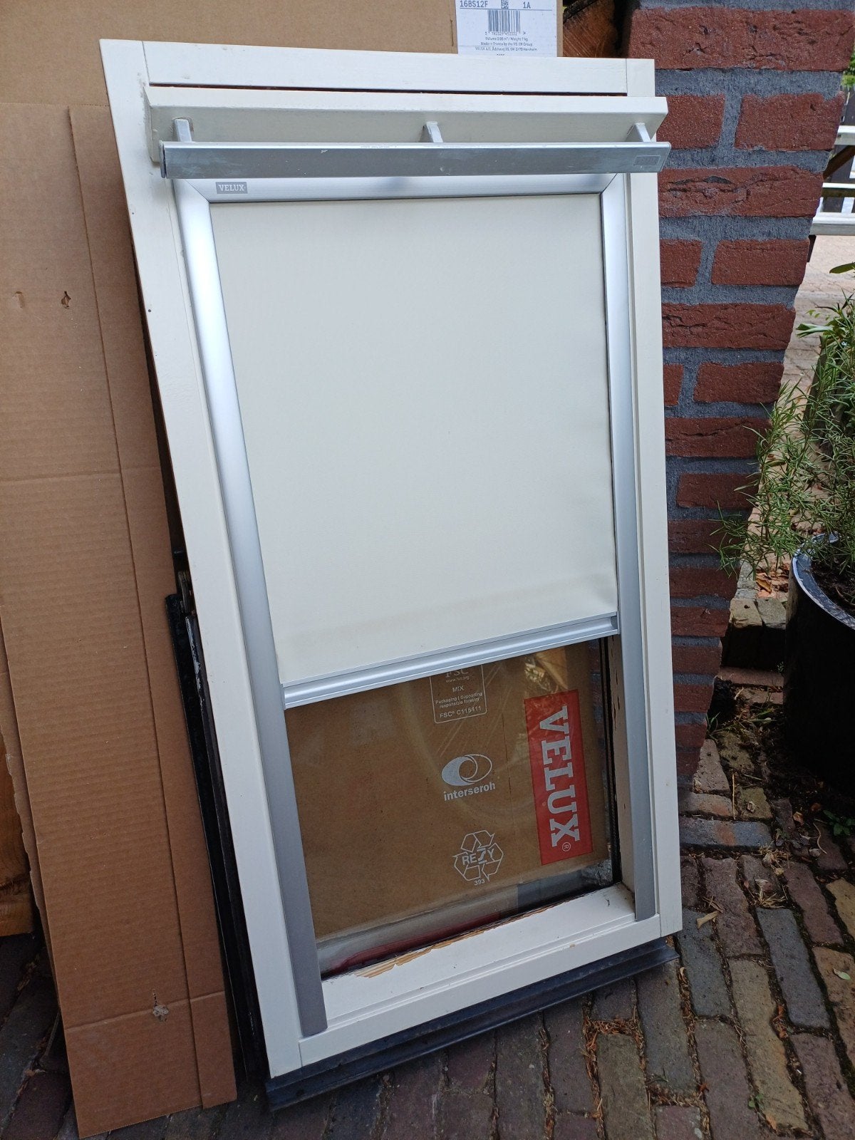 Velux Rolgordijn voor Dakraam CK04 of GGL 104, Ophalen, Gebruikt, Minder dan 80 cm, 80 tot 120 cm