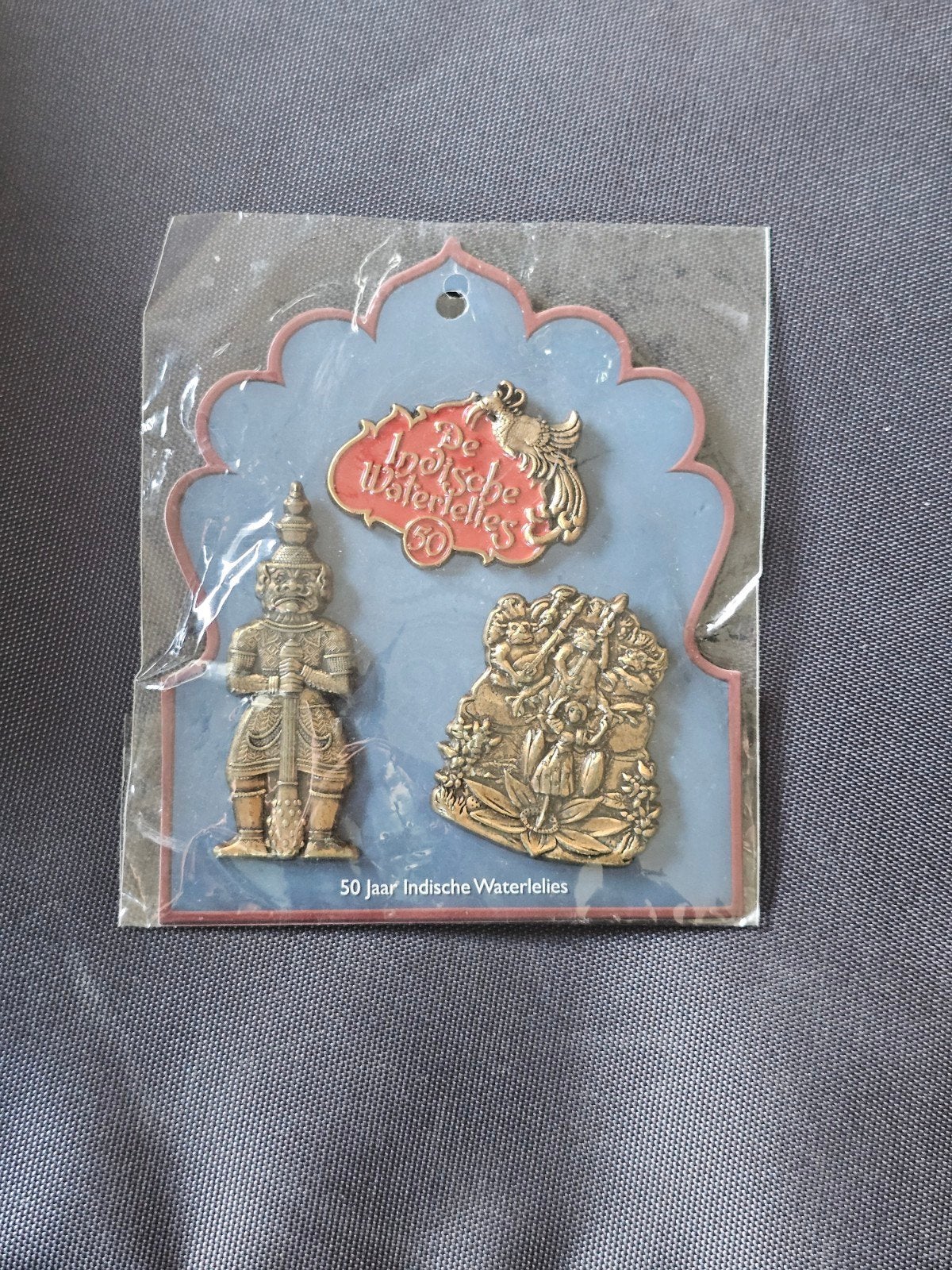 Efteling pin set - Indische Waterlelies, Verzamelen, Ophalen of Verzenden, Button of Speldje