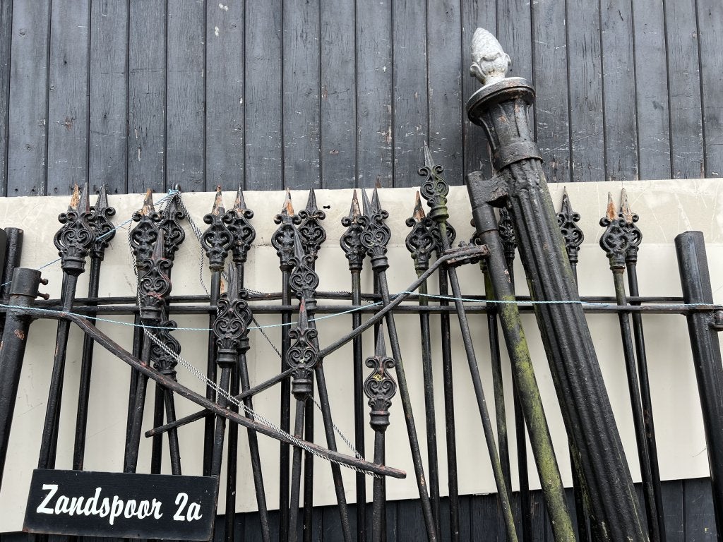 mooi antiek openslaand 4 delige poort  mooi voor landhuis, Gebruikt, Niet ingevuld, Niet ingevuld, Ophalen