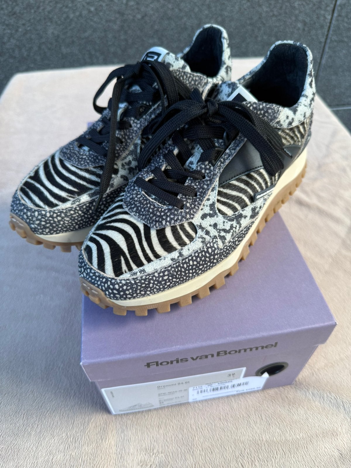 Floris van Bommel dames sneaker, Zwart, Ophalen of Verzenden, Sneakers of Gympen, Zo goed als nieuw