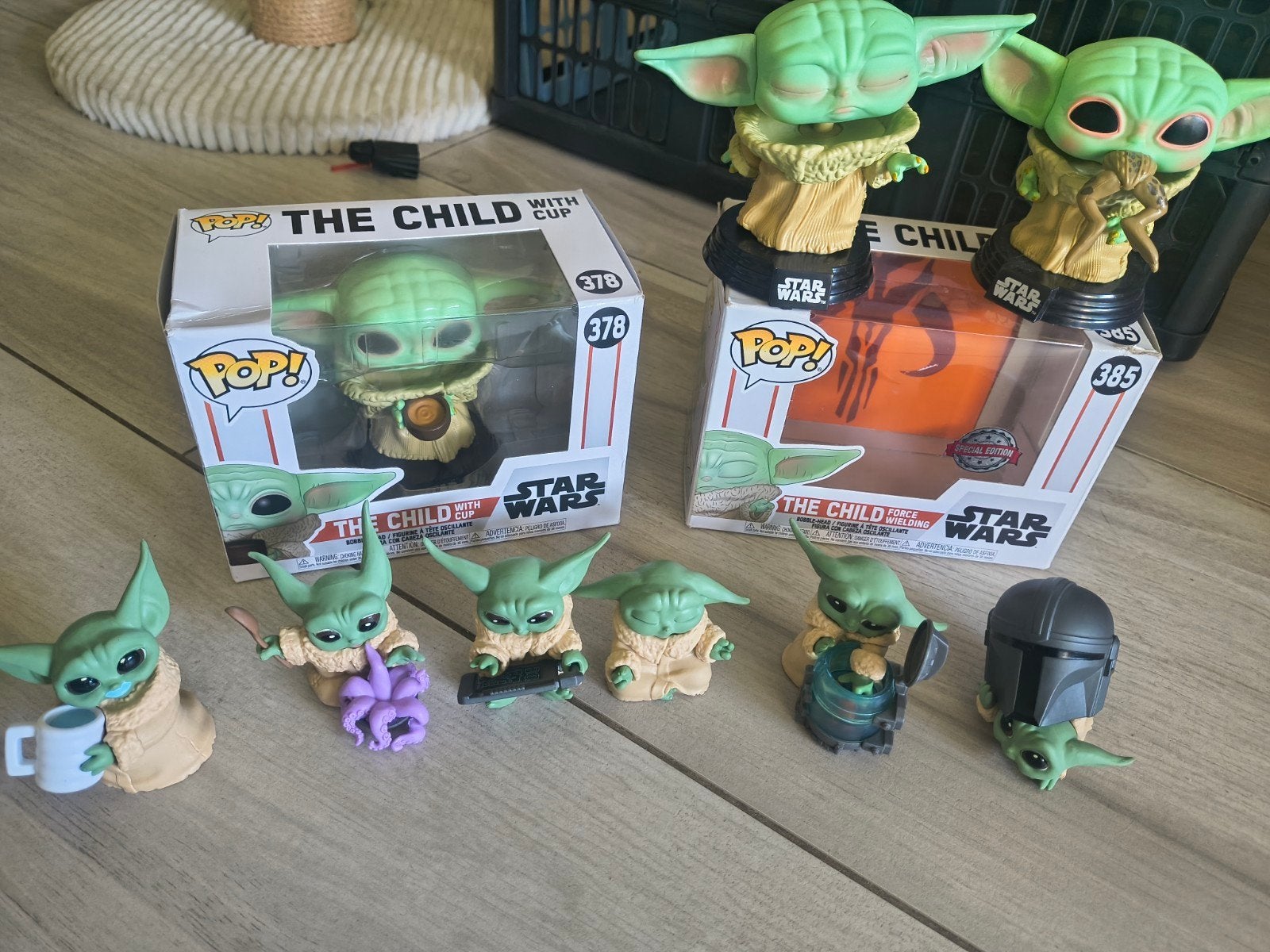 Funko en figuurtjes grogu uit starwars, Ophalen of Verzenden, Zo goed als nieuw