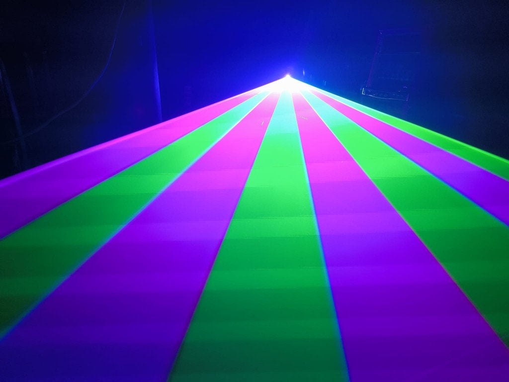 Nieuwe First Class 30W Fullcolor Laser 60kpps Ilda, Muziek en Instrumenten, Ophalen of Verzenden, Nieuw, Laser, Geluidgestuurd