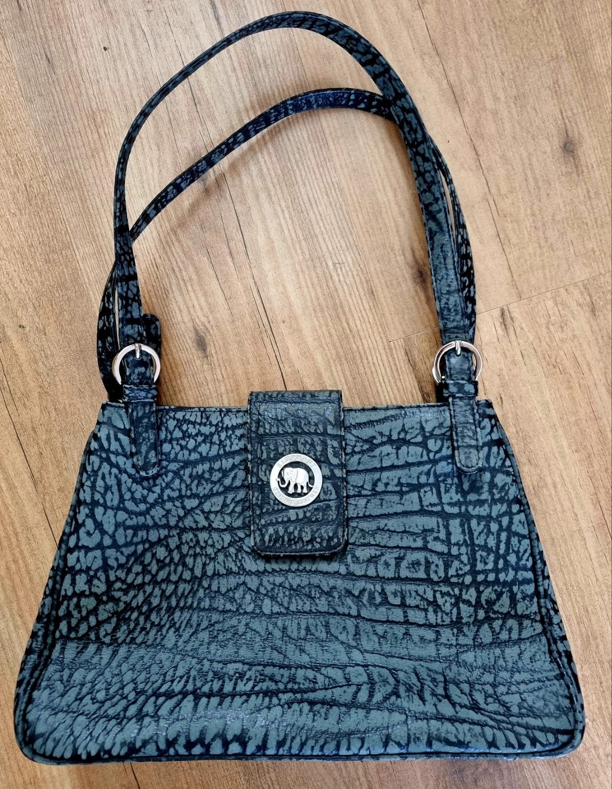 Elephant Genuine Leather Handtas - Zo goed als nieuw, Sieraden, Tassen en Uiterlijk, Tassen | Damestassen, Ophalen of Verzenden