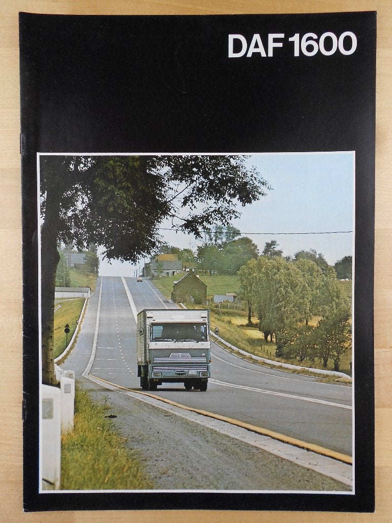 DAF 1600 Brochure 1980, Ophalen of Verzenden, Zo goed als nieuw, Overige merken, DAF
