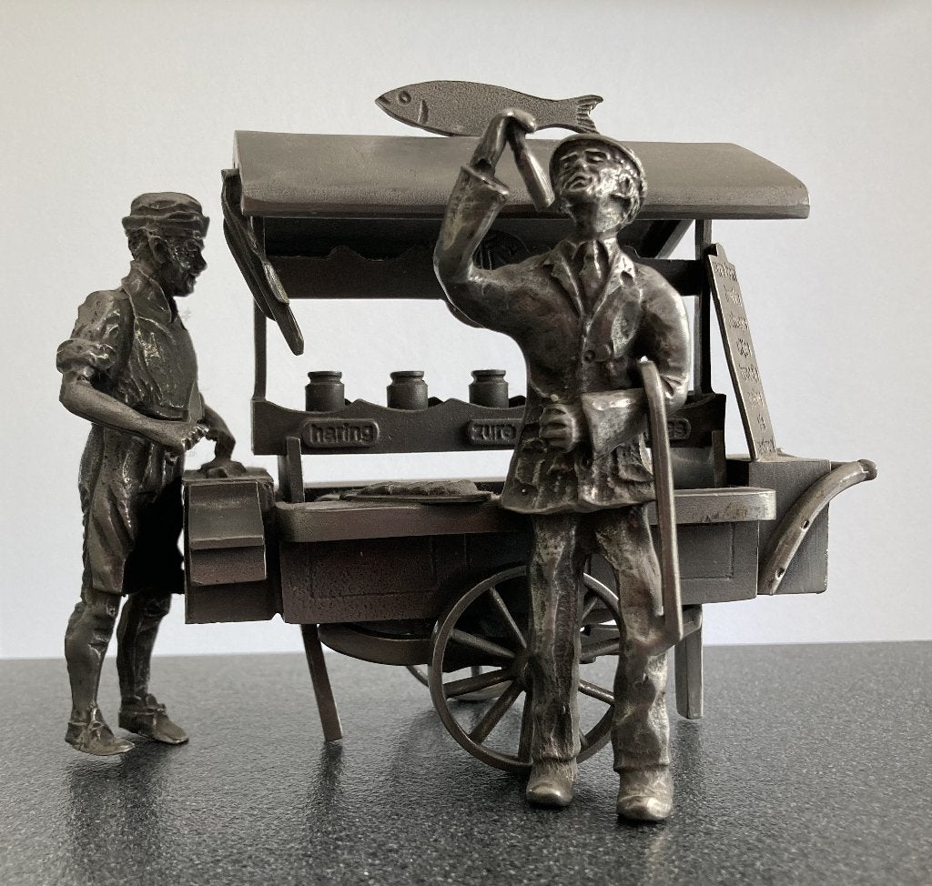 tinnen Hollandse haringkar pewter etain zinn 84% zgan., Ophalen of Verzenden, Nieuw, Overige typen
