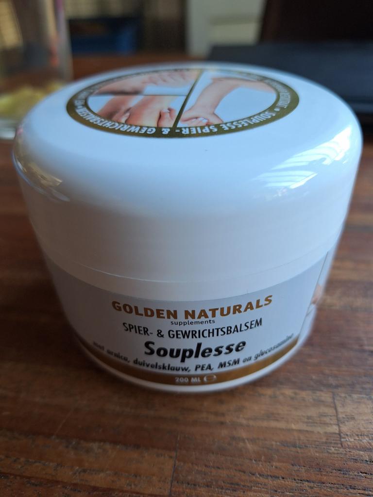 Golden naturals souplesse spier en gewrichtsbalsem, Ophalen of Verzenden