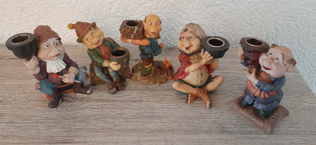 laven efteling kaarsendragertjes, Verzamelen, Ophalen of Verzenden, Zo goed als nieuw, Beeldje of Poppetje