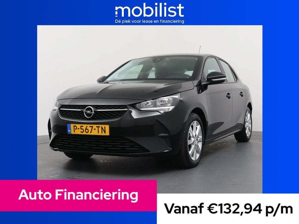 Opel Corsa 1.2 Edition (bj 2022), 1199 cc, Zwart, Bedrijf, Handgeschakeld