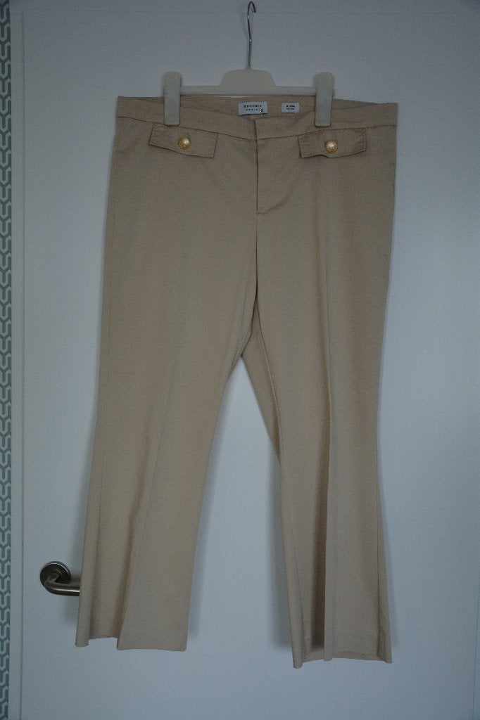 Nieuwe 3/4 broek ROSNER., Beige, Maat 42/44 (L), Nieuw, Ophalen of Verzenden