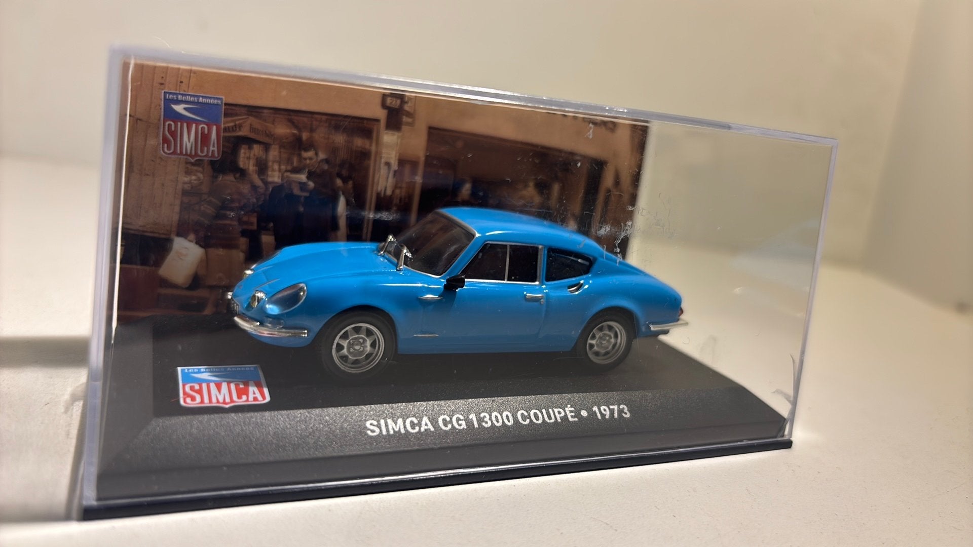 Simca cg 1300 coupe 1973 altaya 1.43, Overige merken, Auto, Ophalen of Verzenden, A
