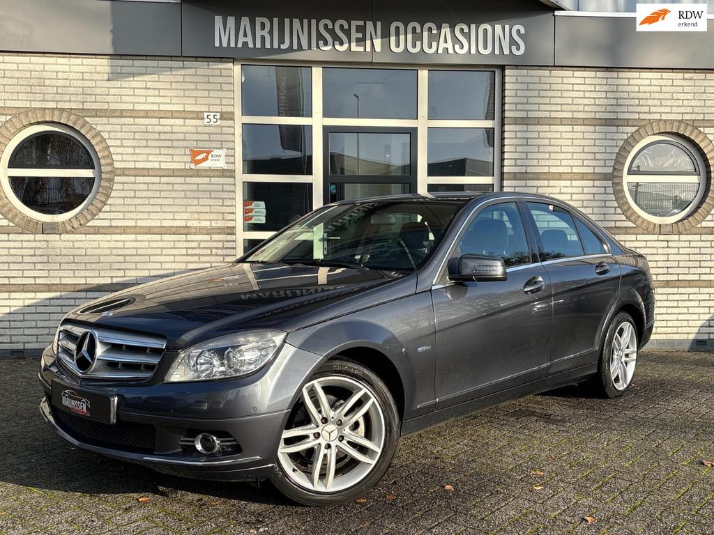 Mercedes-Benz C-klasse 180 CGI BlueEFF Avantgarde |PDC,Stoel, Auto's, Mercedes-Benz, Automaat, Achterwielaandrijving, Zwart, Blauw