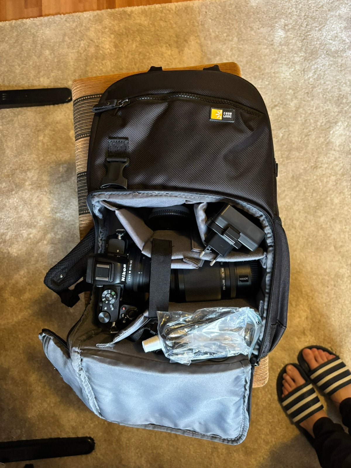 Camera ruzag case logic, Ophalen, Zo goed als nieuw, Rugtas, Overige merken
