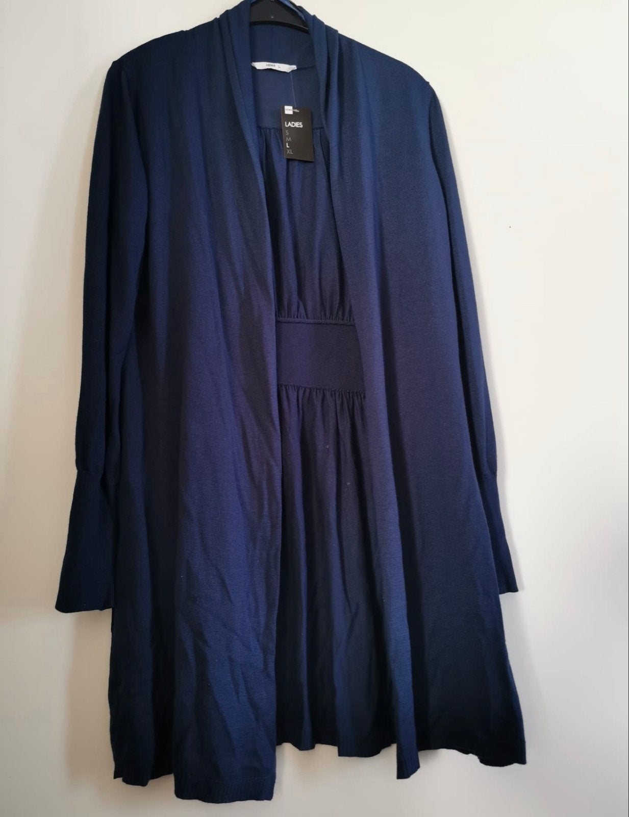 Nieuwe leuke blauwe Hema vest maat L, Ophalen of Verzenden, Nieuw, Maat 46/48 (XL) of groter, Blauw