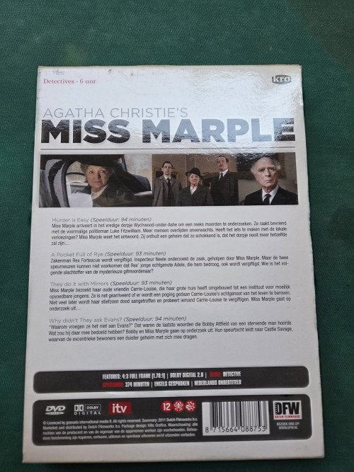 dvd miss marple 2 dvd, Cd's en Dvd's, Ophalen of Verzenden