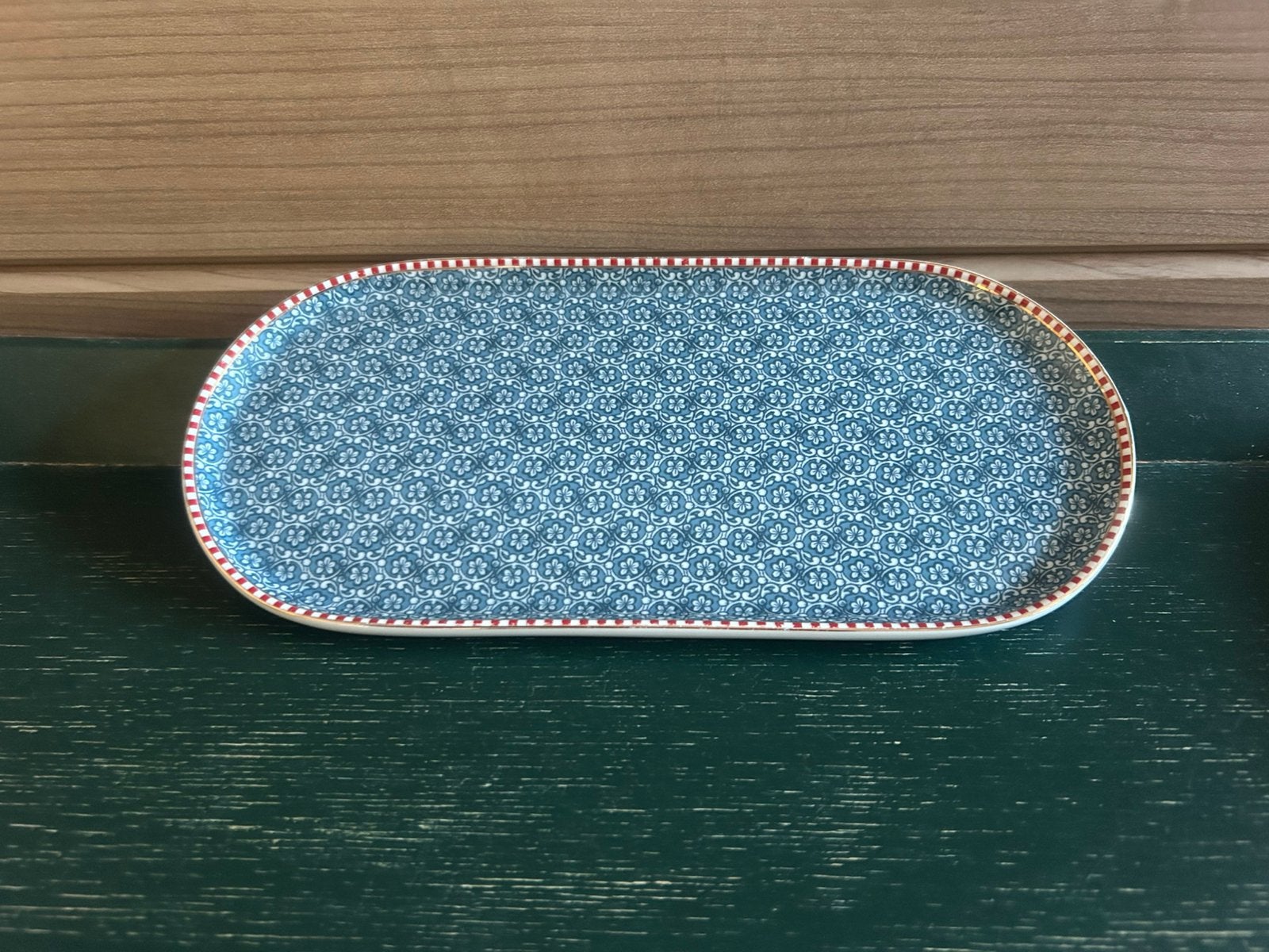 PIP Studio ovaal porseleinen schaaltje, blauw, Verzamelen, Ophalen of Verzenden, Zo goed als nieuw, Porselein