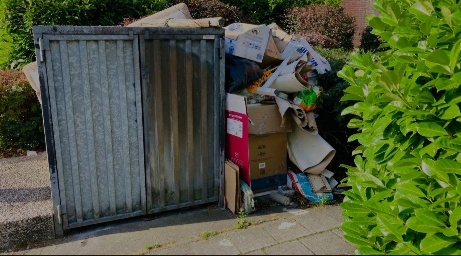 afval ophalen en/of afvoeren, Ophalen