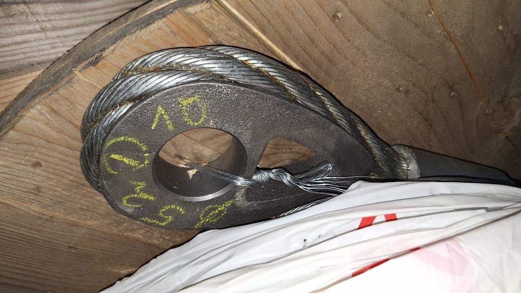 Diepa Super 4 staalkabel 22 mm – 68 meter (kraan / lier), Ophalen, Nieuw