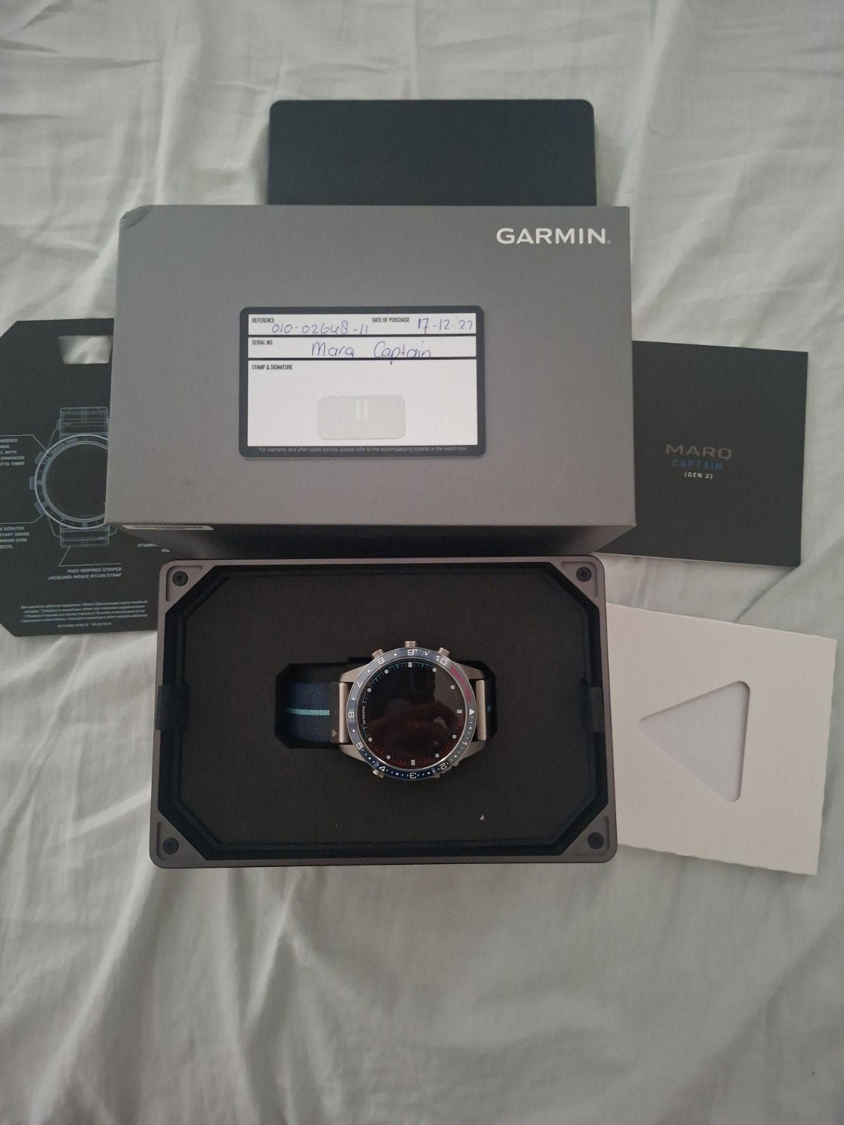 Garmin MARQ Captain (Gen 2) | Complete set | Titanium |, Ophalen of Verzenden, Zo goed als nieuw