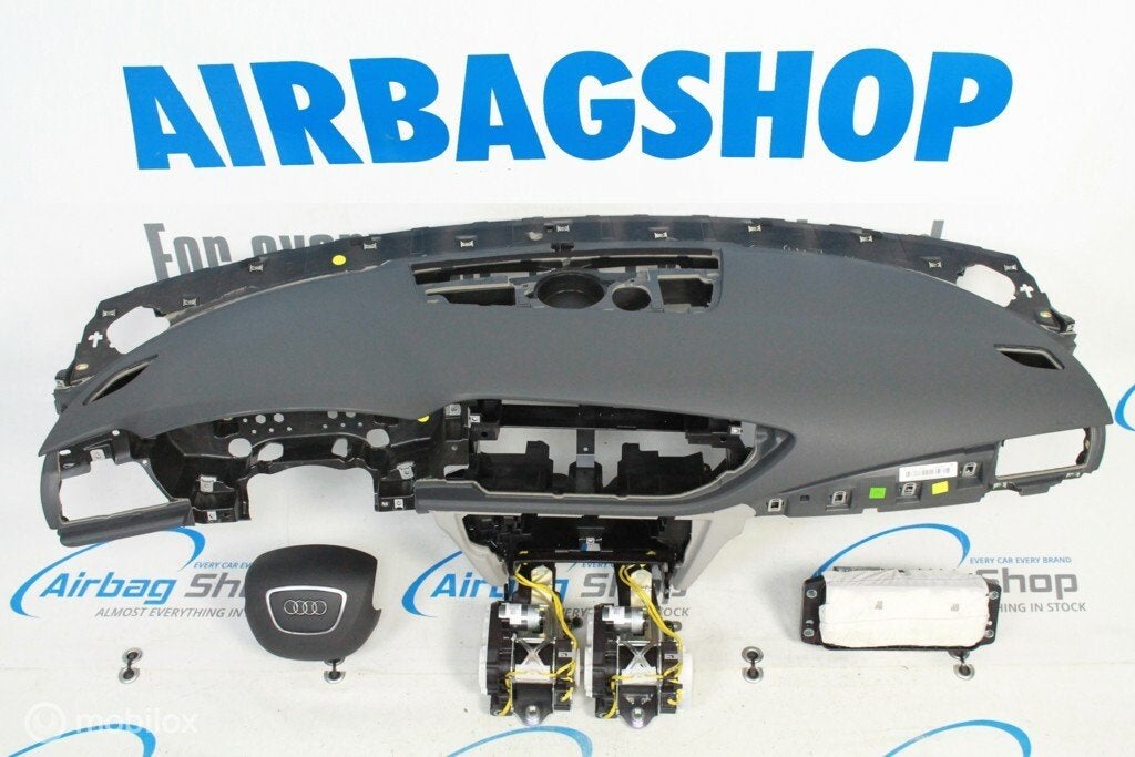 Airbag set - Dashboard 4 spaak grijs beige Audi A7 4G, Gebruikt, Ophalen of Verzenden