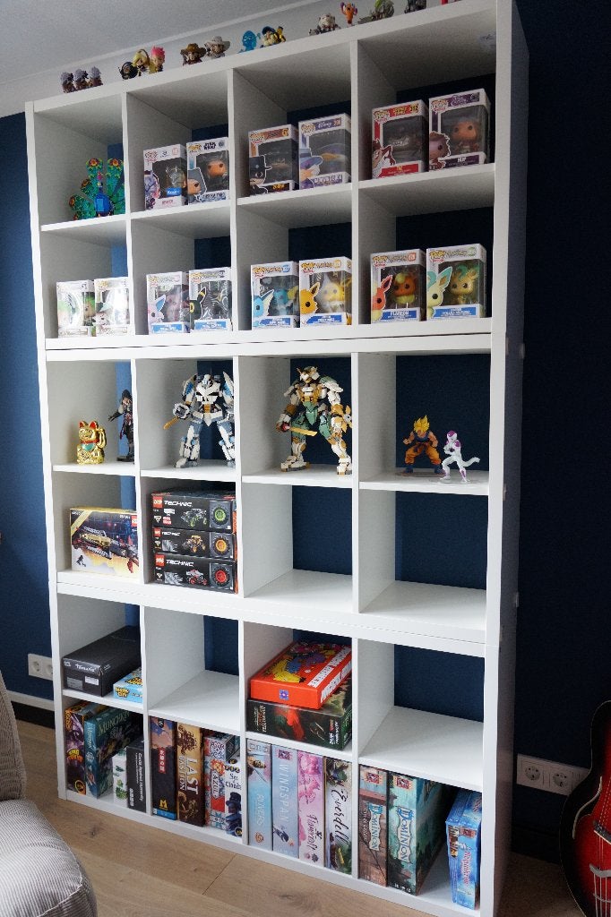 Ikea FLYSTA 8 vakken (3 stuks), Ophalen, Met plank(en), 100 tot 150 cm, 50 tot 100 cm