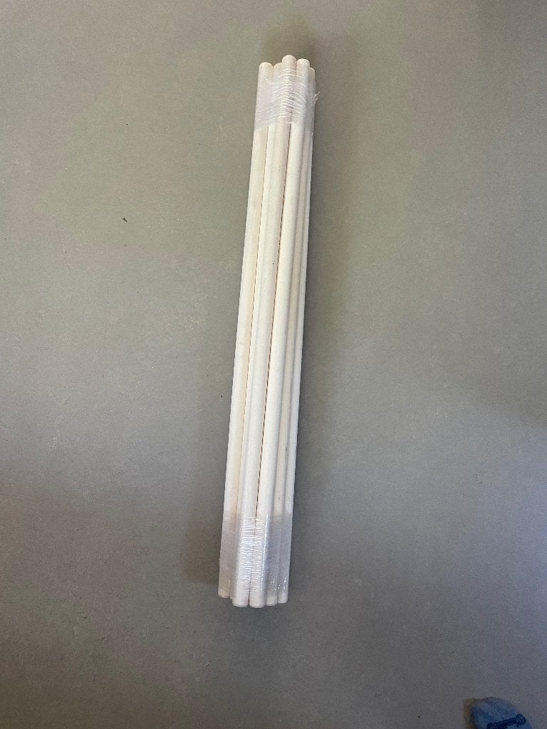 Ronde houten palen 92 x 1,5 cm NIEUW, Tuin en Terras, Palen, Balken en Planken, Ophalen of Verzenden, Nieuw, Minder dan 180 cm
