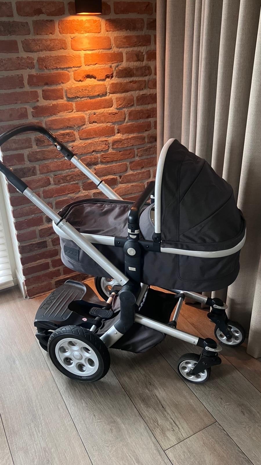 Joolz kinderwagen met slaapzak en meerijdplankje, Gebruikt, Combiwagen, Met reiswieg, Ophalen