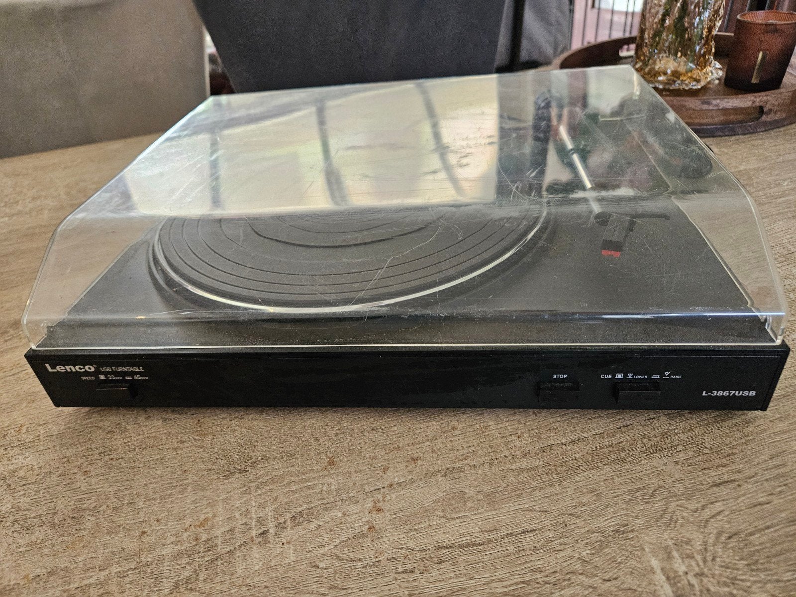 Lenco L-3867USB Platenspeler met USB-aansluiting, Gebruikt, USB-aansluiting, Platenspeler, Ophalen