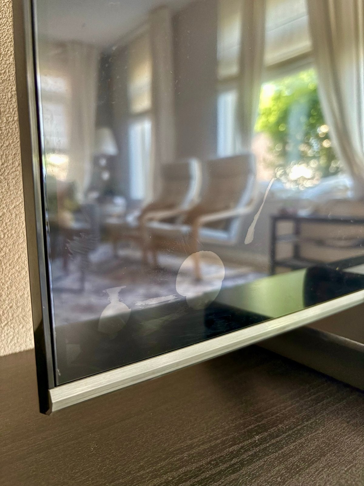 Samsung 65” QLED TV met defect scherm - voor onderdelen, Ophalen, LED, Samsung, Smart TV