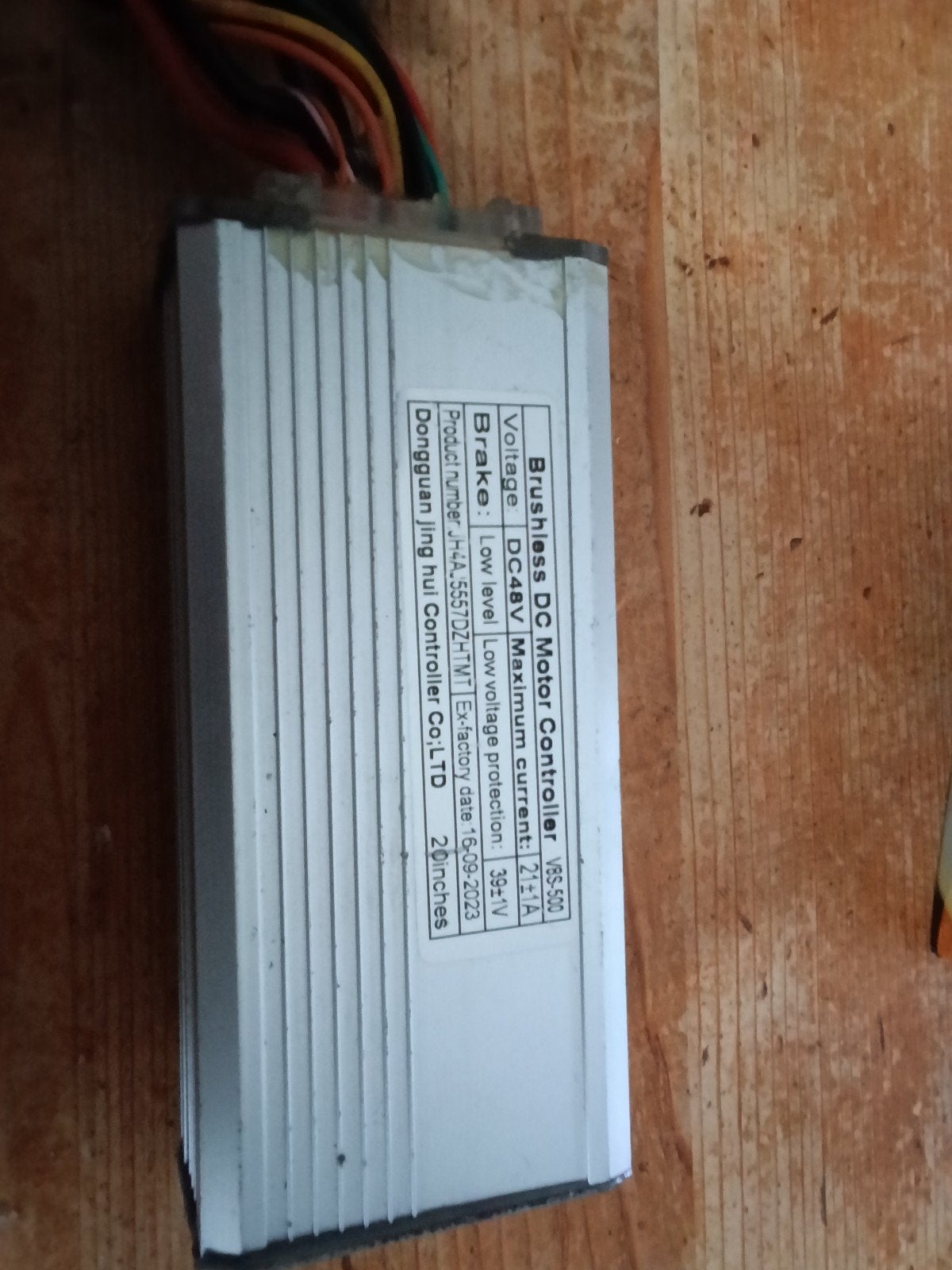 Brushless DC Motor Controller VBS-500 voor E-bike, Zo goed als nieuw, Motor, Dongguan Jing hui Controller Co.LTD, Aluminium