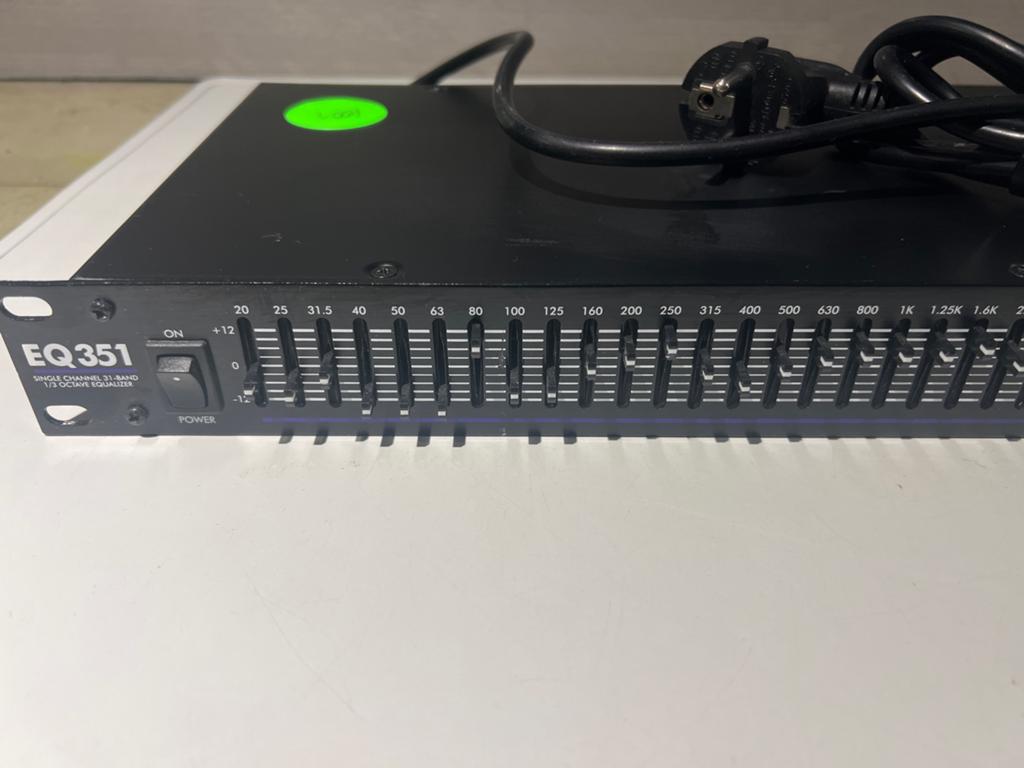EQ351 Single Channel 31-Band 1/3 Octaaf Equalizer, N, N, Ophalen of Verzenden, Zo goed als nieuw