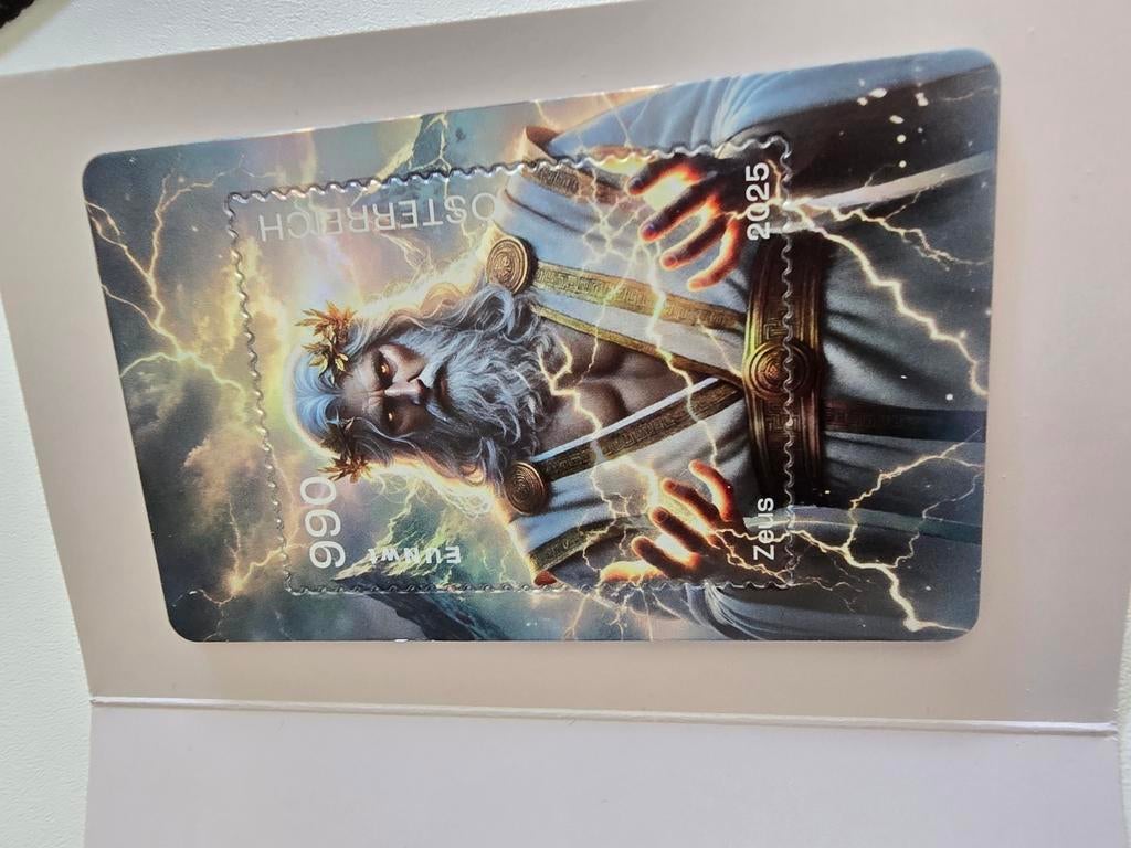 crypto stamp 4 geel - Zeus 2025 - Postfris, Ophalen of Verzenden, Na 1940, Postfris