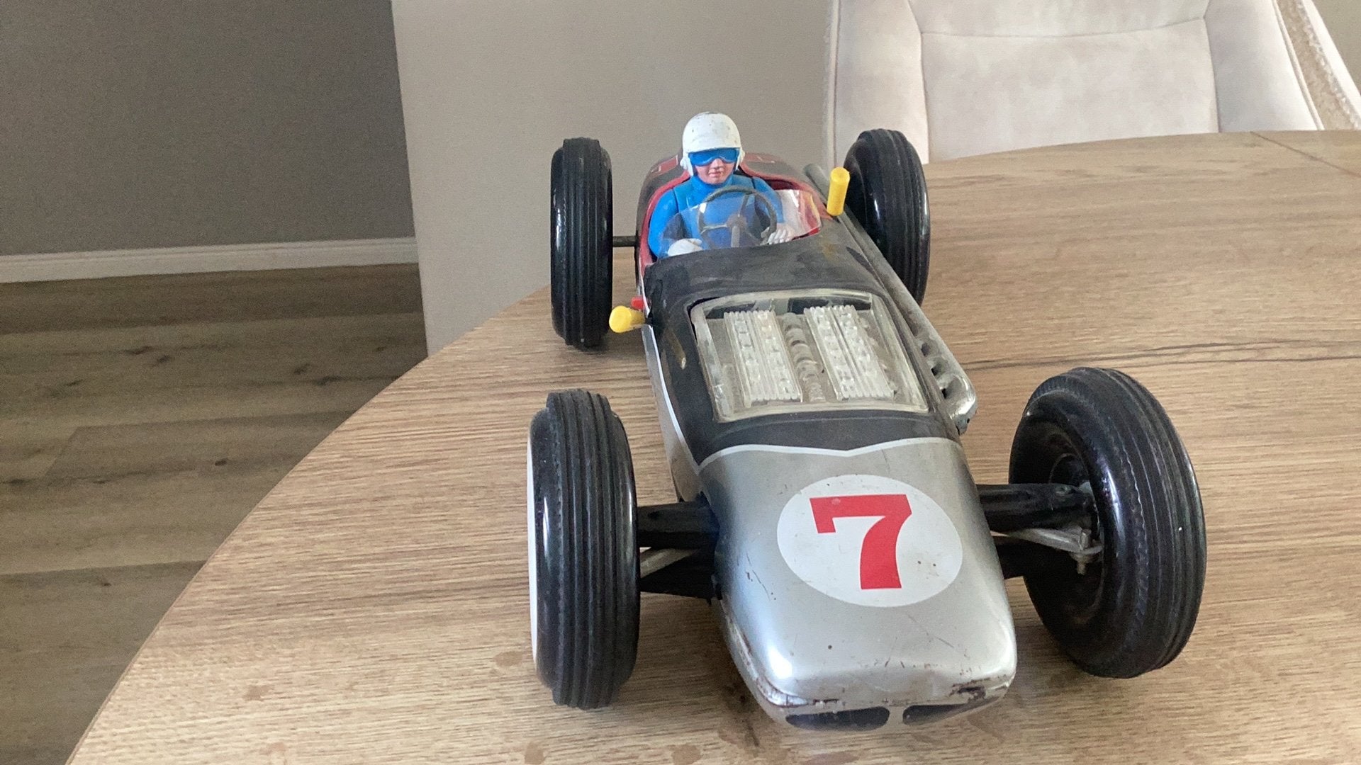 Blikken grote racewagen marx, Ophalen of Verzenden