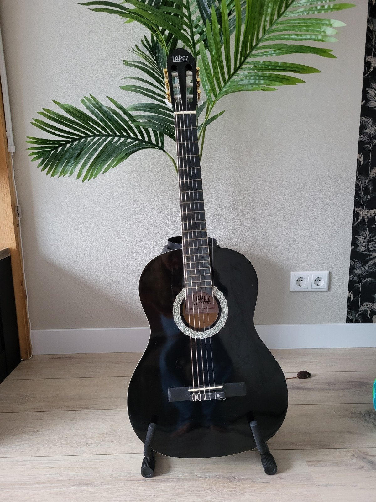 LaPaz Klassieke Gitaar - Zwart (1 snaar stuk), Muziek en Instrumenten, Snaarinstrumenten | Gitaren | Akoestisch, Ophalen, Gebruikt