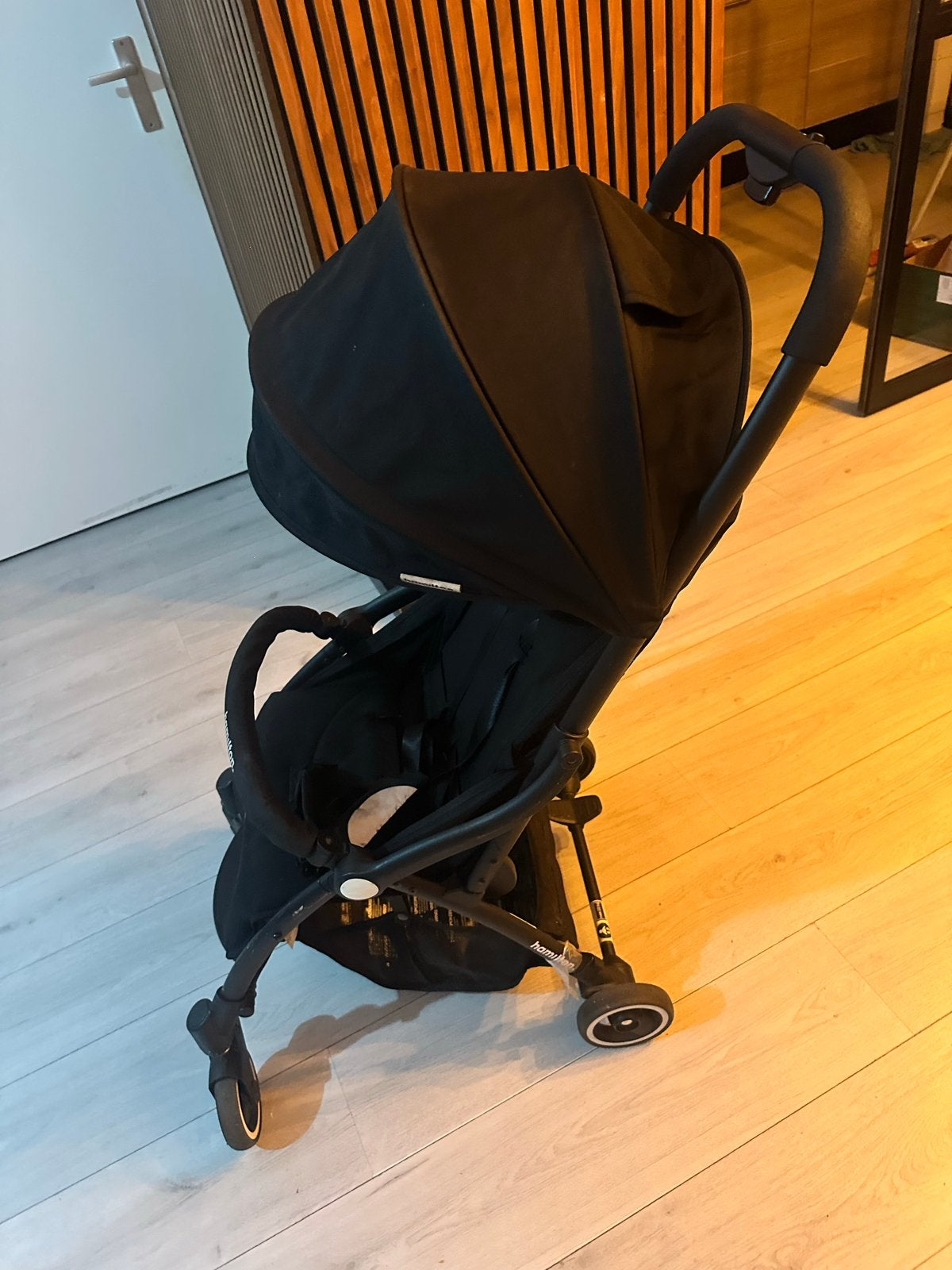 Hamilton kinderwagen, zwart, compact en lichtgewicht, Ophalen, Zo goed als nieuw, Kinderwagen, Overige merken