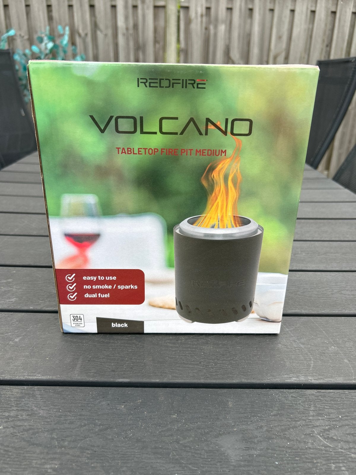 RedFire Volcano Tabletop Fire Pit Medium - Nieuw in doos, Ophalen, Nieuw, Vuurkorf