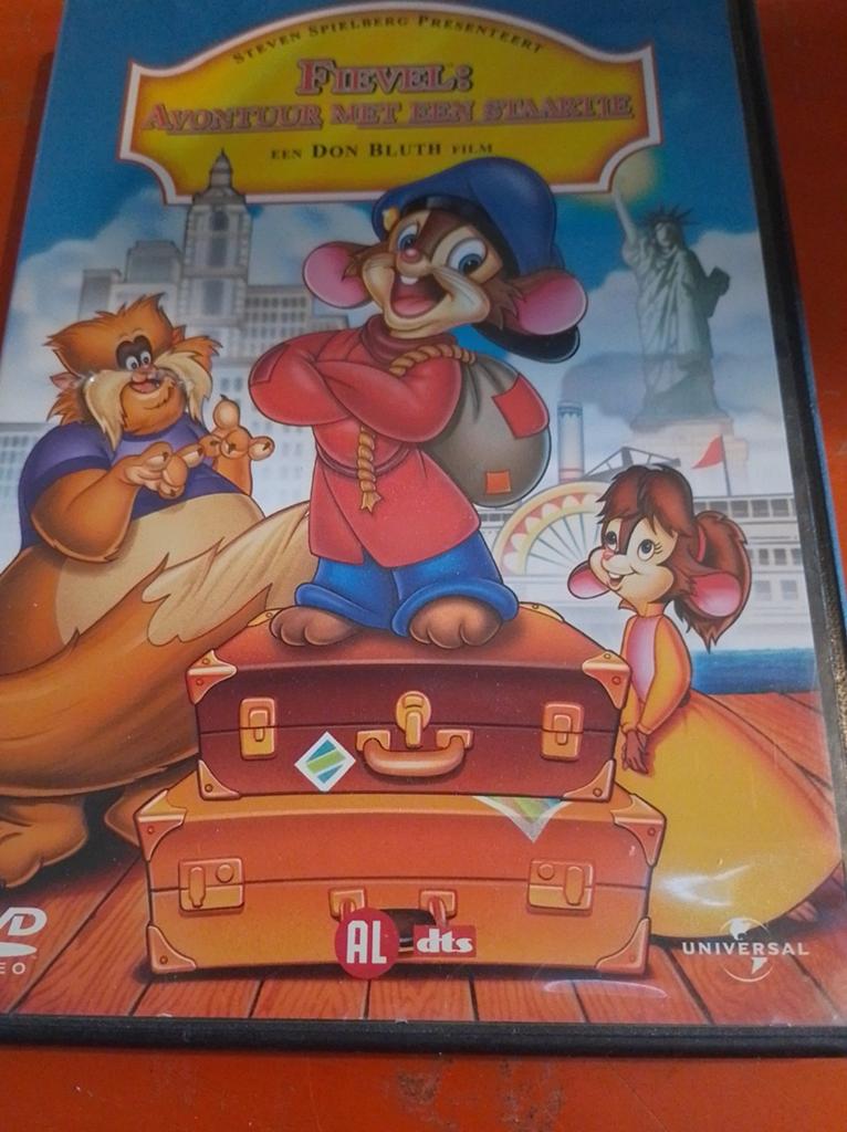 Fievel: Avontuur met een Staartje DVD, Avontuur, Gebruikt, Alle leeftijden, Ophalen of Verzenden