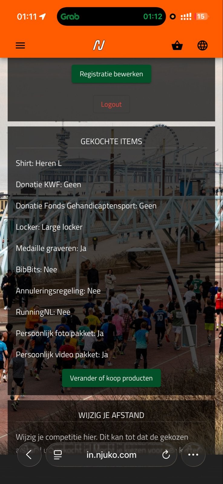 NN Marathon Den Haag, Tickets en Kaartjes, Eén persoon, April