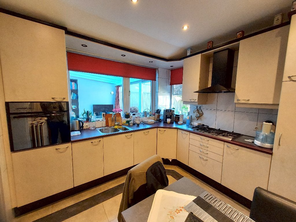 mooie hoekkeuken , merk Ilwa, Huis en Inrichting, Keuken | Complete keukens, Ophalen, Gebruikt, Overige kleuren, Hoekkeuken