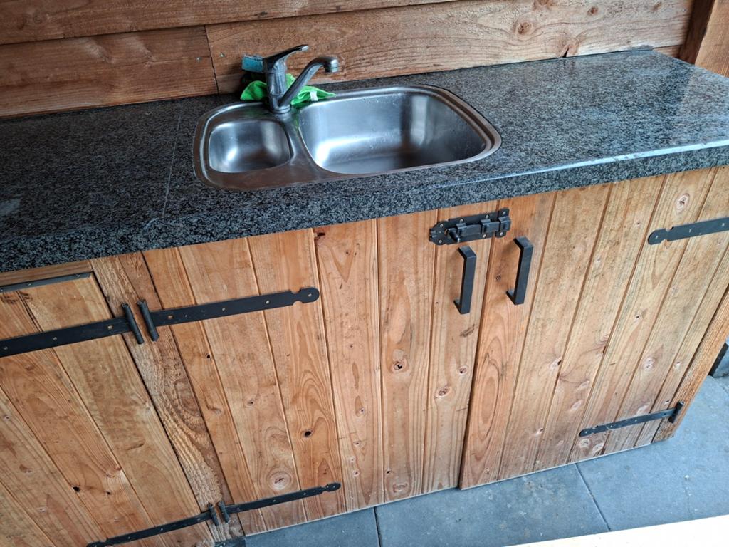 Eigen gemaakte buitenkeuken, Tuin en Terras, Buitenkeukens, Ophalen, Gebruikt