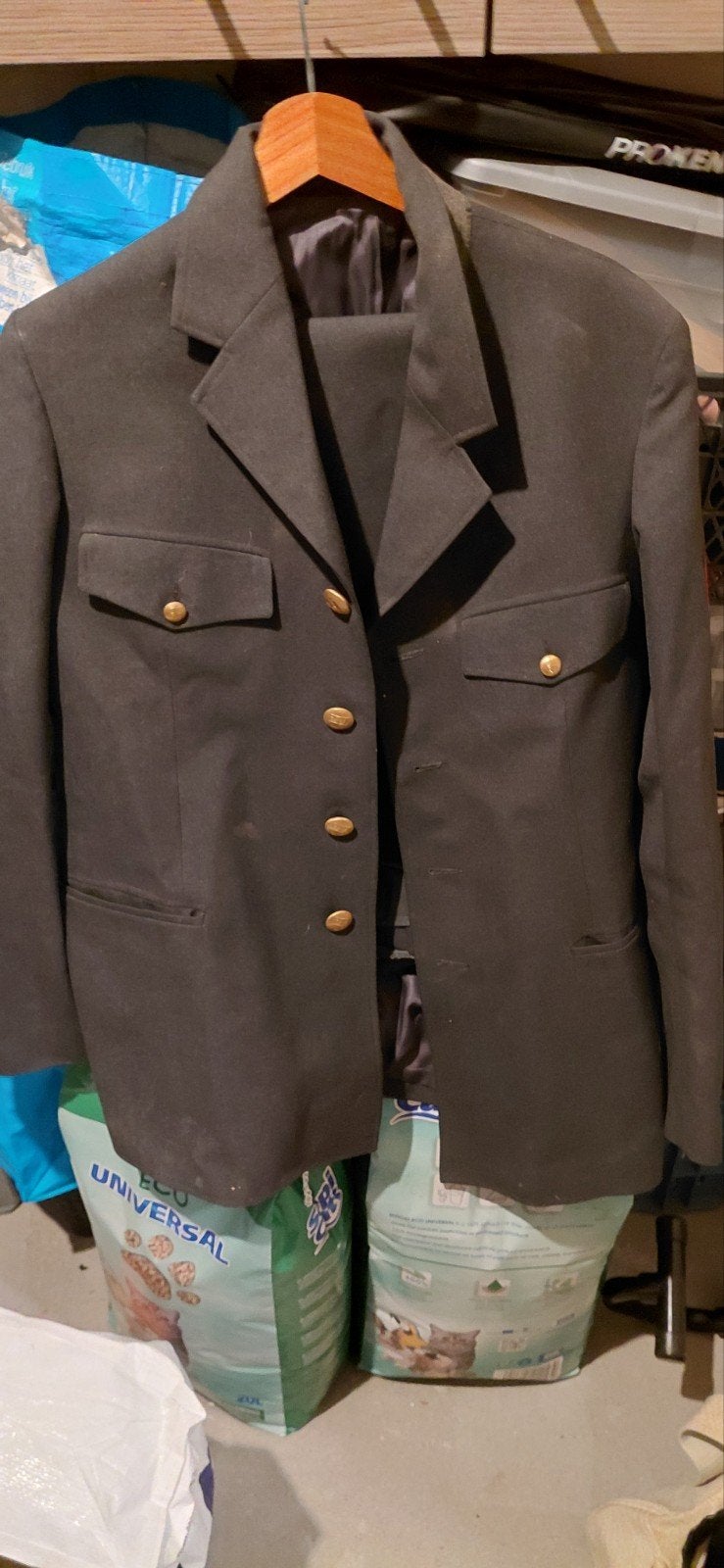 Vintage PTT Post uniform jas - Maat L, Ophalen of Verzenden