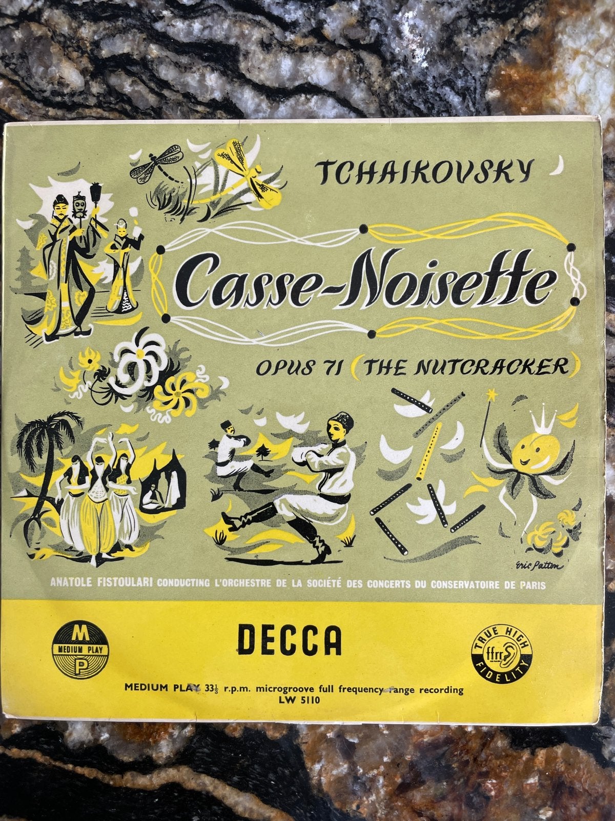 TchaikovskyCasse-Noisette, opus 71 (Nutkracker), Ophalen of Verzenden, Romantiek, Gebruikt, 10 inch