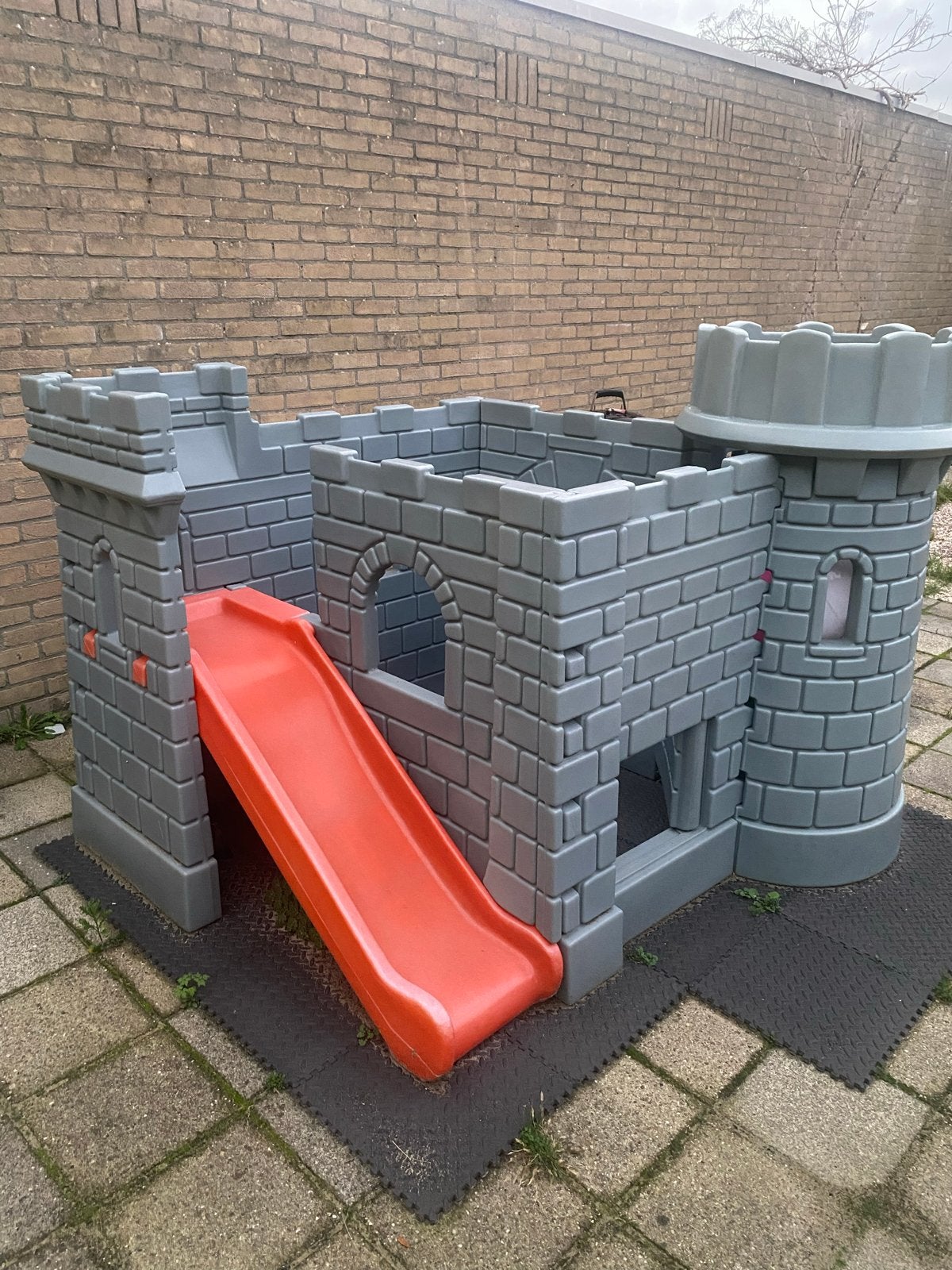 Little Tikes Kasteel Speelhuis met Glijbaan, Ophalen, Gebruikt, Kunststof