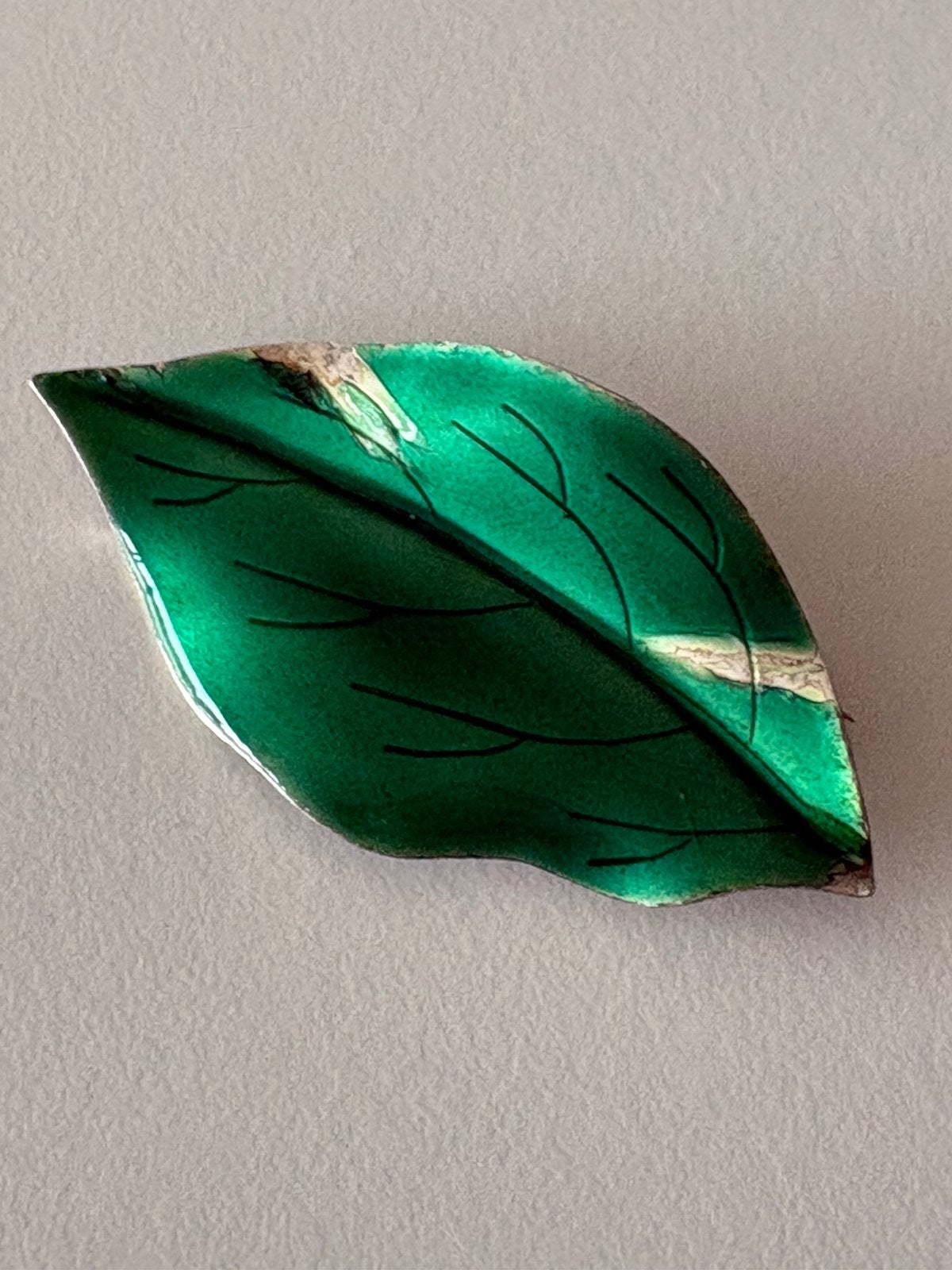 Anton Michelsen danmark design broche sterling zilver, 4 tot 7 cm, Gebruikt, Ophalen of Verzenden, Zilver