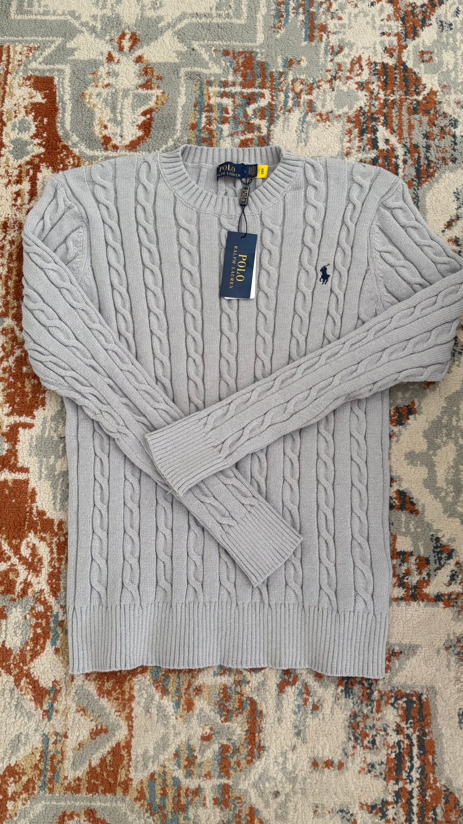 Ralph Lauren trui, Kleding | Heren, Ophalen of Verzenden, Nieuw, Maat 52/54 (L), Grijs